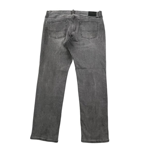 Lucky Brand 221 Original Straight Fit Mens 38x31Gray Stretch Denim Jeans 7MC1025 - Picture 1 of 16